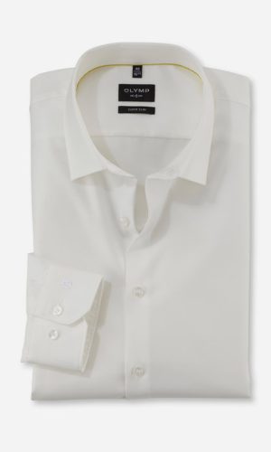 Olymp super slim, ekrü,hosszú ujjú ing férfi