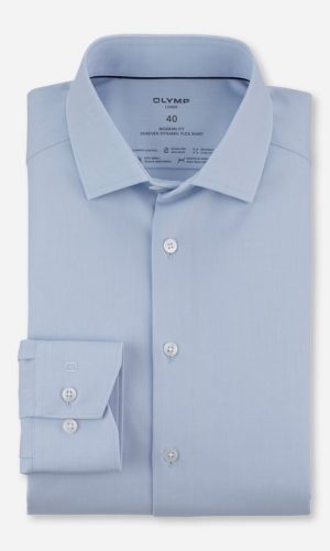 Olymp modern fit, világos kék, hosszú ujjú ing férfi