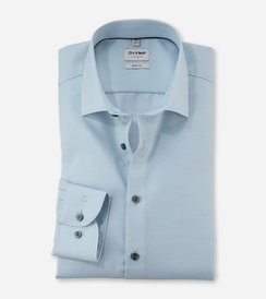 Olymp slim fit világos zöld hosszú ujjú ing férfi