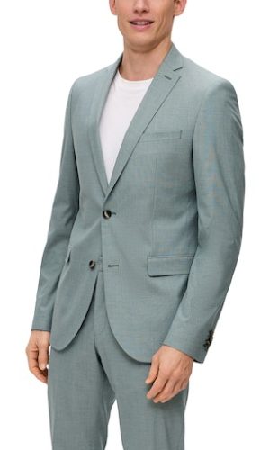 S.Oliver slim fit menta zöld nyári öltöny férfi ünnepi alkalmakra