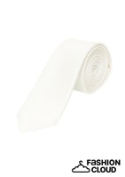 S.Oliver elegáns tört fehér nyakkendő férfi