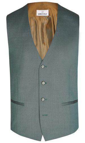 Wilvorst slim fit moha zöld esküvői öltöny férfi esküvői viselethez