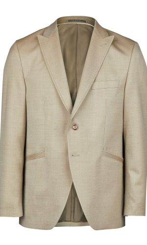 Wilvorst modern fit selyemfényű bézs esküvői öltöny férfi esküvői viselethez