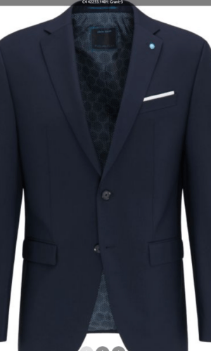 pierre cardin sötét kék, slim fit öltöny