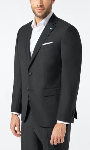 Pierre Cardin modern fit,fekete öltöny férfi ünnepi alkalmakra