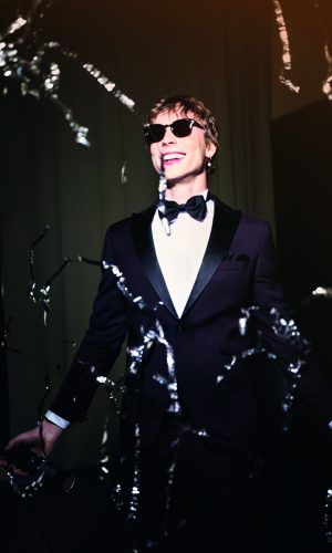 Wilvorst,bordó, slim fit szmoking férfi