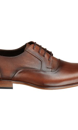Wilvorst konyak barna, elegáns bőr cipő férfi