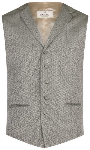 Wilvorst slim fit zöld vintage esküvői mellény férfi esküvői viselethez