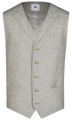 Atelier Torino slim fit zöld vintage esküvői mellény férfi esküvői viselethez