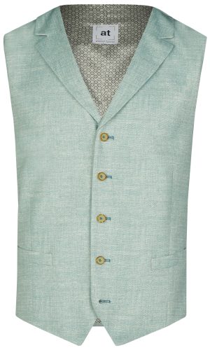 Atelier Torino slim fit türkiz zöld vintage esküvői mellény férfi esküvői viselethez