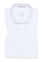 Eterna slim fit, fehér elegáns hosszú ujjú ing férfi