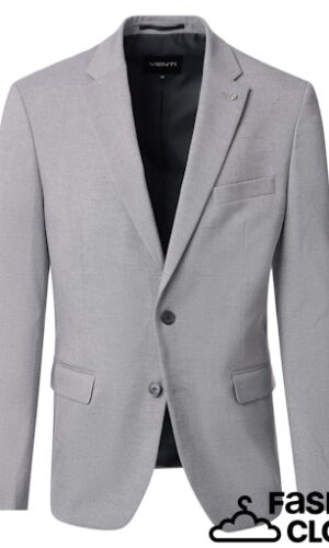 venti slim fit világos szürke öltöny