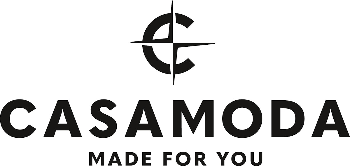 casamoda logo claim positiv black